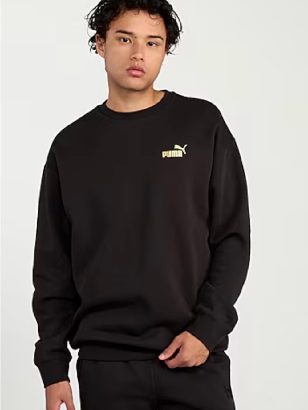 New PUMA Mens Crew Neck Long Sleeve Sweatshirt